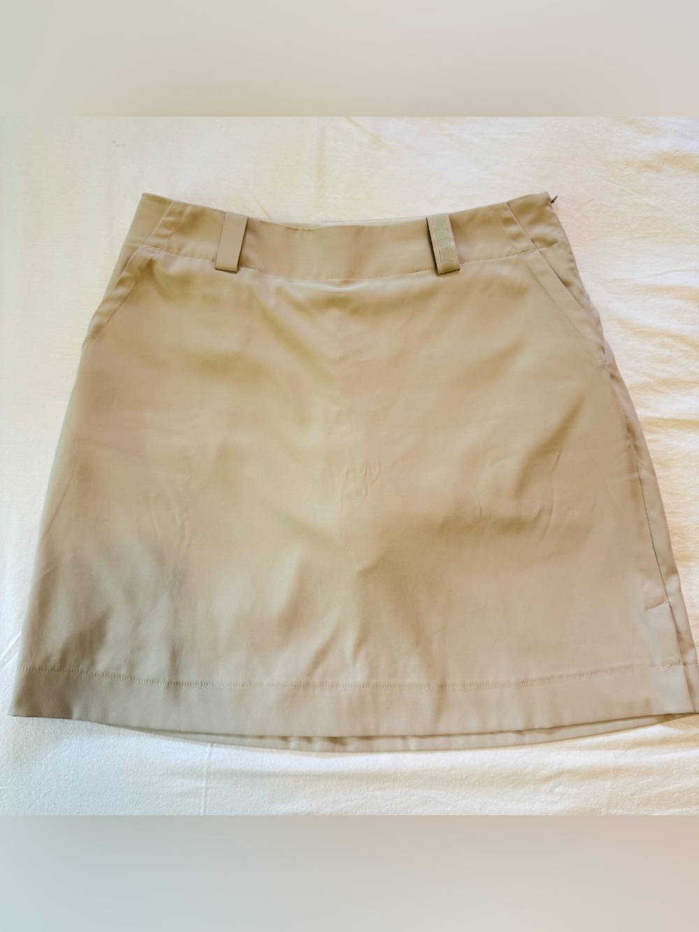 Nike Golf Fit Dry Athletic Women’s Skirt Skort Beige/Tan Size 6